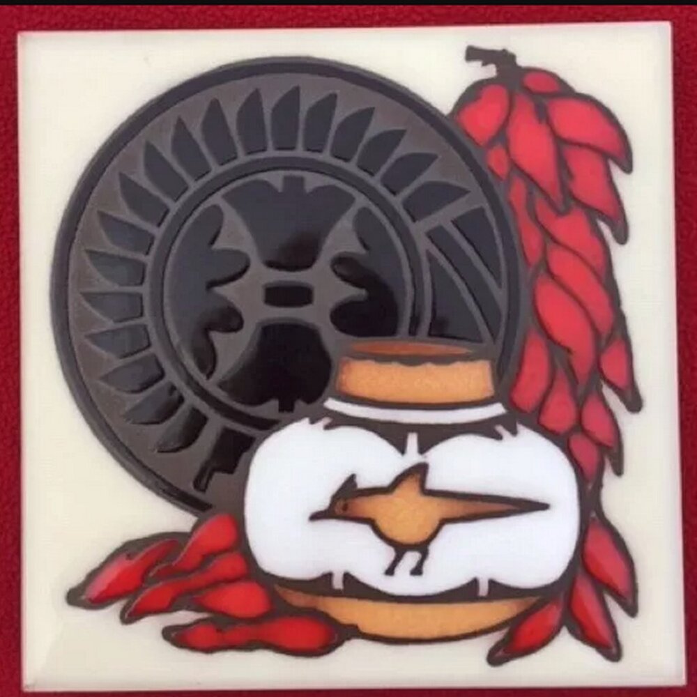 Southwest Native American Theme Tile